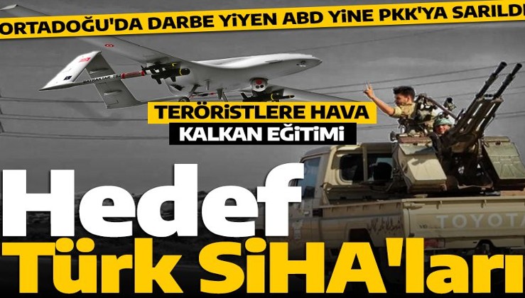 Teröristlere hava kalkan eğitimi verdiler: ABD'nin PKK aşkı dinmiyor!