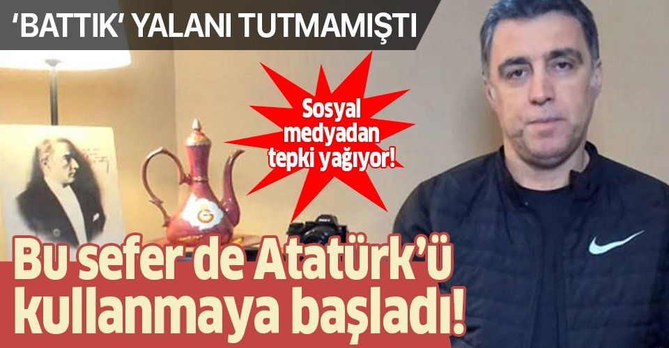 FETÖ'cü Hakan Şükür zora girince Atatürk'ü kullanmaya başladı!.