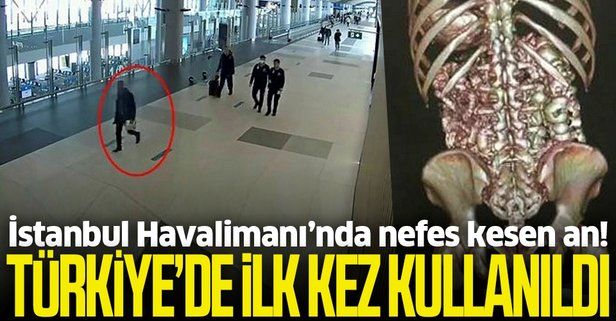 Türkiye'de ilk kez kullanıldı! İstanbul Havalimanı'nda nefes kesen an