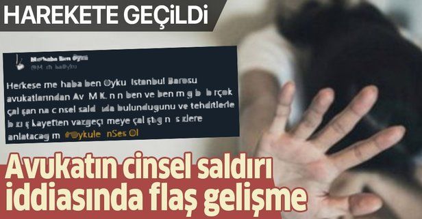 Stajyer avukata cinsel saldırı iddiasında flaş gelişme! İstanbul Barosu harekete geçti.