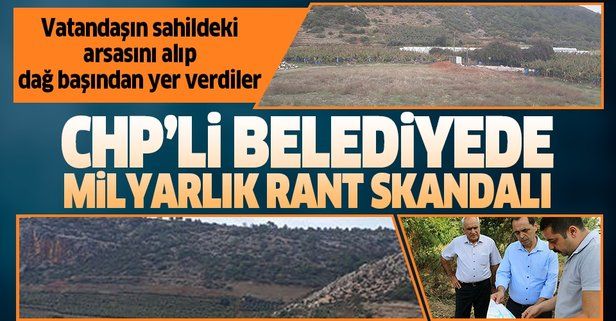 Antalya'daki CHP'li belediyede milyarlık rant skandalı.