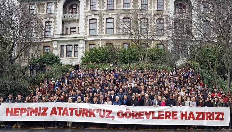 Boğaziçi öğrencileri: Atatürk'e hakarete de üniversitemizi lince de izin vermeyiz!