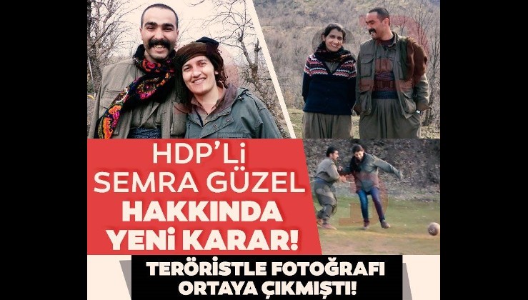 Son dakika: HDP'li Semra Güzel hakkında flaş karar!
