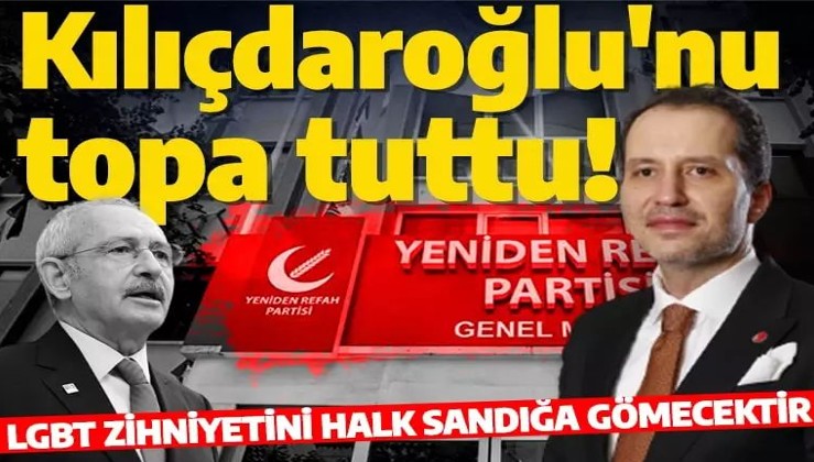 Fatih Erbakan Kılıçdaroğlu'nu topa tuttu! LGBT zihniyetini halk sandığa gömecektir
