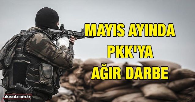 Mayıs ayında 133 PKK'lı terörist etkisiz hale getirildi
