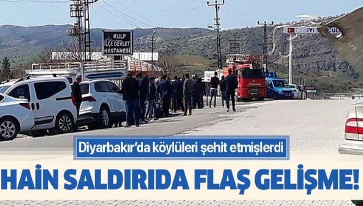 Diyarbakır Kulp'ta 5 köylünün şehit edildiği saldırıya ilişkin 5 süpheli yakalandı!