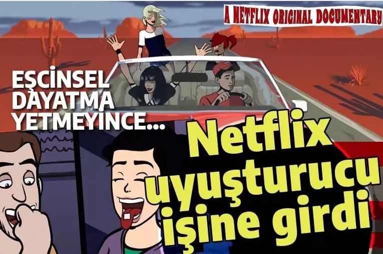 İşte Batı'nın özgürlük anlayışı: Netflix'te uyuşturucu reklamı