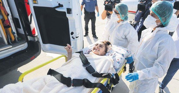 Türkmenistan'da yaşayan Nihal Naz Aydın ambulans uçakla Türkiye'ye getirildi!