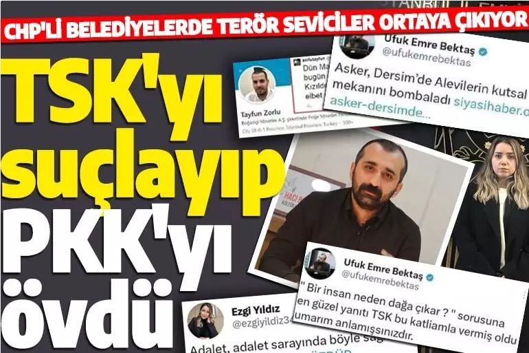 CHP'li belediyelerde terör seviciler bir bir ortaya çıkıyor: Meclis üyesi TSK'yı katliamla suçlayıp PKK'yı savunmuş