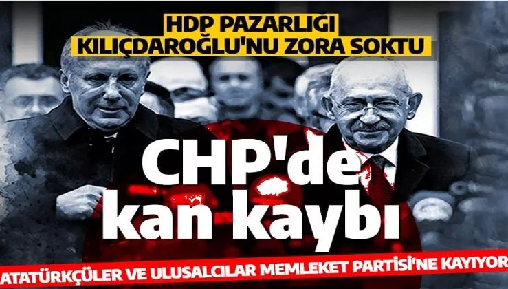 CHP'de kan kaybı: Atatürkçüler ve ulusalcılar Memleket Partisi'ne yöneliyor