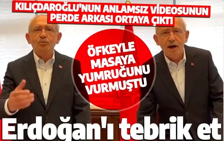 Masaya öfkeyle yumruğunu vuran Kılıçdaroğlu'nun videosunun arka planı ortaya çıktı!