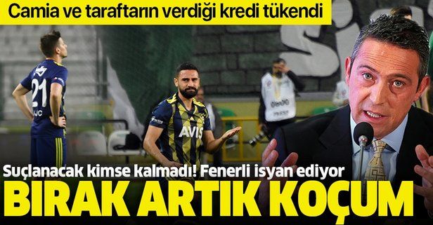 Fenerbahçe'de camia ve taraftarın Ali Koç'a verdiği kredi tükendi