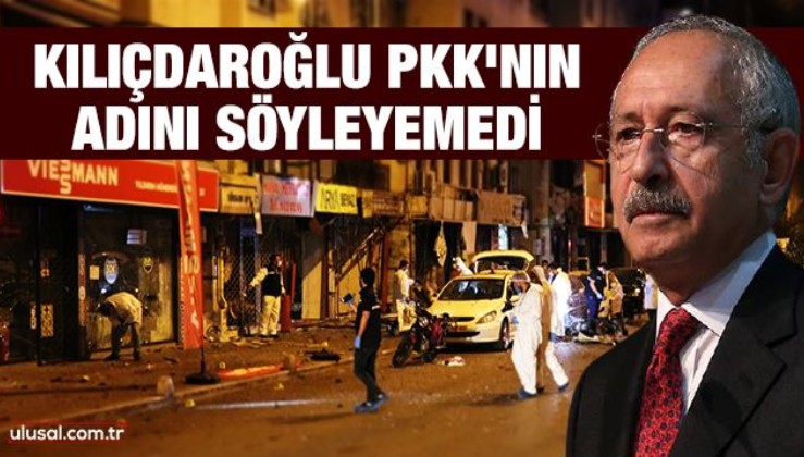 Kılıçdaroğlu PKK'nın adını söyleyemedi