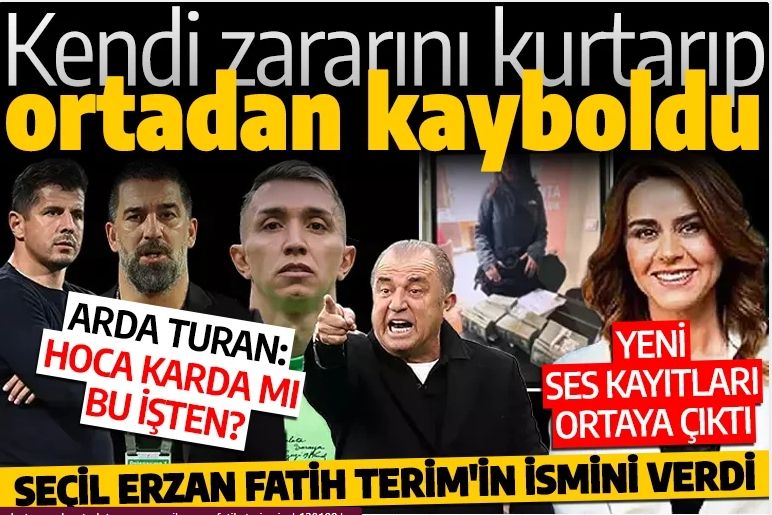 Arda Turan'dan terleten soru? Seçil Erzan Fatih Terim'in ismini verdi! Kendi zararını kurtarıp ortadan kayboldu iddiası