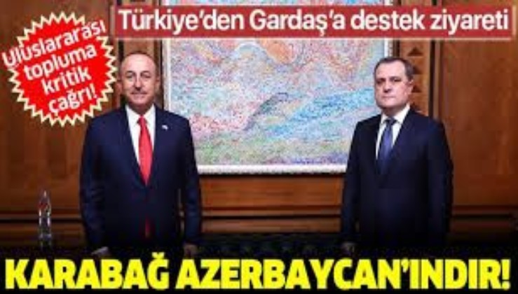 Son dakika: Bakan Çavuşoğlu ile Azerbaycanlı mevkidaşı Bayramov'dan ortak basın toplantısı