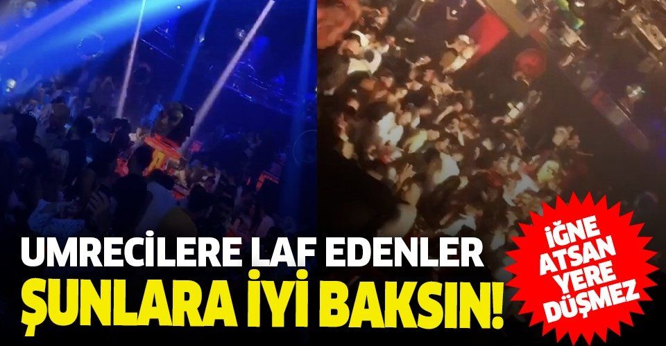 İstanbul’daki gece kulüplerinde skandal görüntüler! Tıklım tıklım dolu