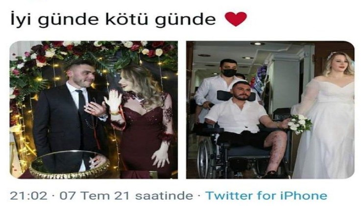 Uzman Çavuş İbrahim Yüzer, Pençe-Şimşek operasyonunda sağ kol ve bacağını kaybetti, hastanede evlendi... 'Hayat bitmedi'