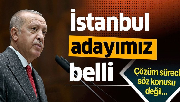 Erdoğan: Adayımız Binali Yıldırım