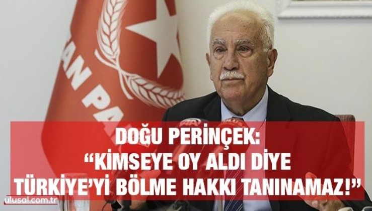 Perinçek HDP’ye sahip çıkan Kılıçdaroğlu’nu eleştirdi: “Kimseye oy aldı diye Türkiye’yi bölme hakkı tanınamaz!”