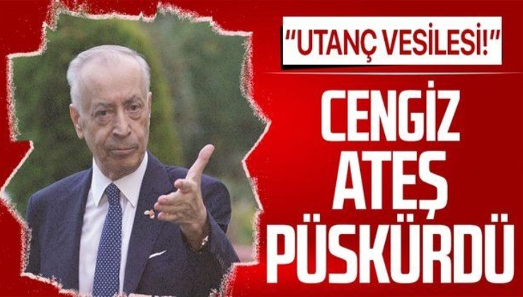 Galatasaray Başkanı Mustafa Cengiz'den Ankaragücü maçı sonrası hakem kararlarına tepki: Utanç vesilesi...