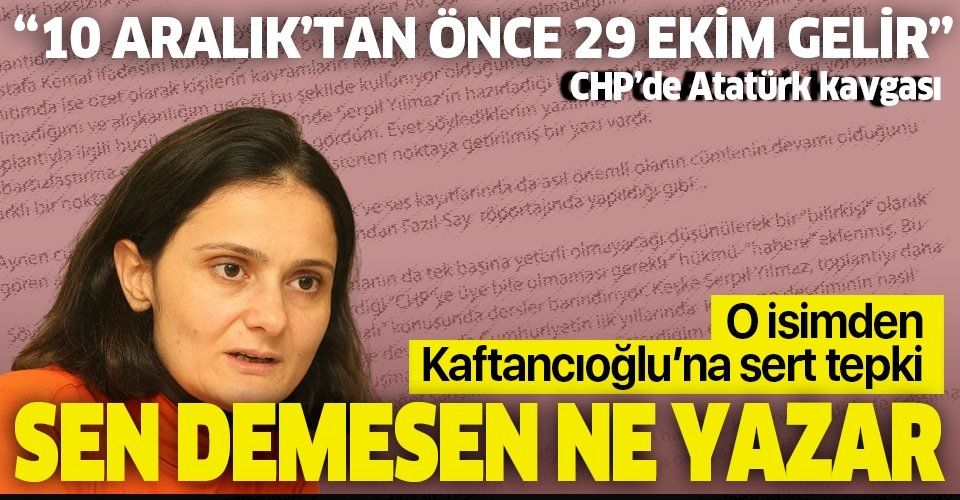 CHP'li vekillerden Canan Kaftancıoğlu'na sert tepki!