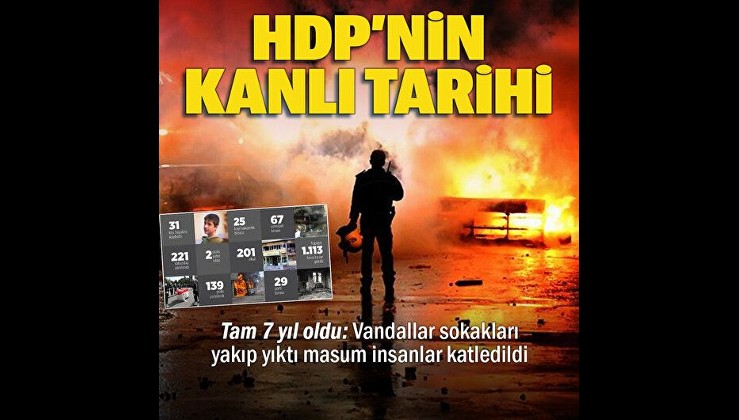 HDP’nin kanlı tarihi: 6-7 ekim olaylarının üstünden 7 yıl geçti