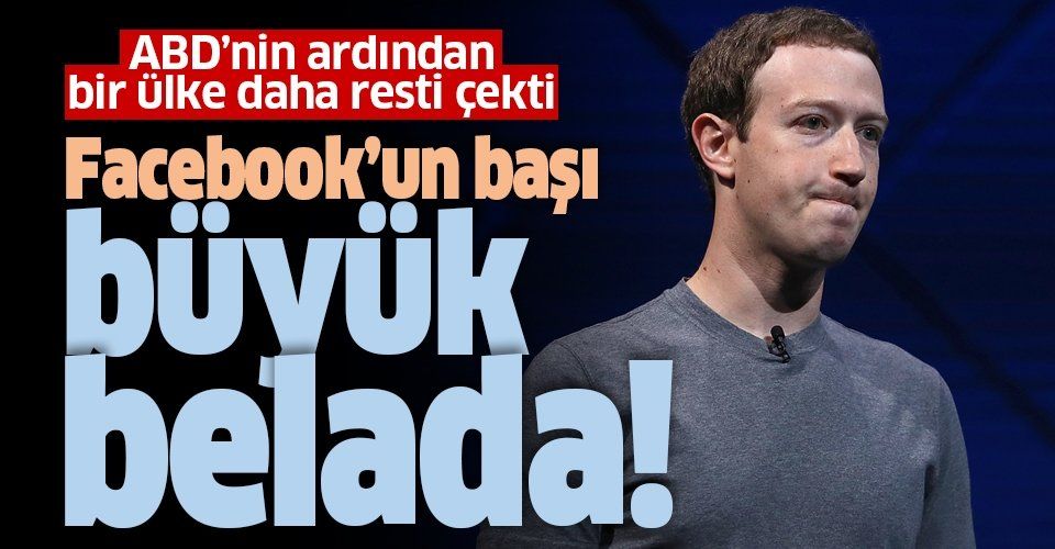 ABD'nin ardından Avustralya da Facebook'a dava açtı! Mark Zuckerberg'in başı büyük belada