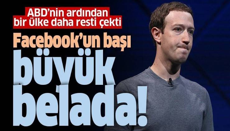 ABD'nin ardından Avustralya da Facebook'a dava açtı! Mark Zuckerberg'in başı büyük belada