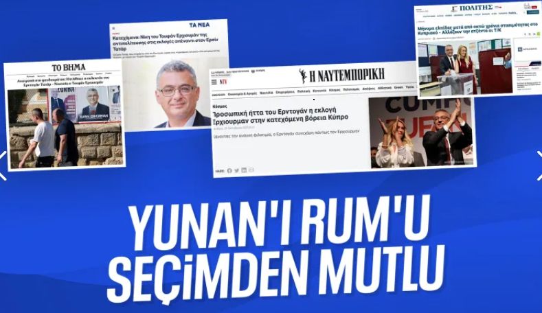 KKTC'de Tufan Erhürman'ın zaferini Yunan ve Rum basını manşetlerine taşıdı