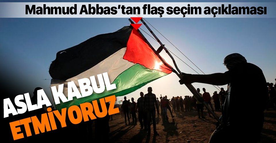 Abbas'tan "Filistin seçimlerinin Kudüs, Gazze ve Batı Şeria'da yapılması" vurgusu.