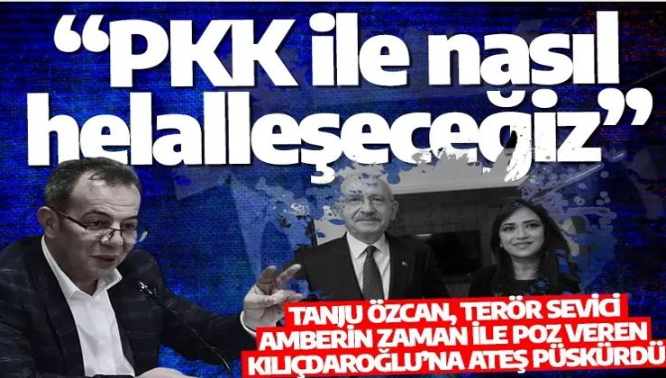 Tanju Özcan, terör sevici Amberin Zaman ile poz veren Kılıçdaroğlu’na ateş püskürdü: “PKK ile nasıl helalleşeceğiz”