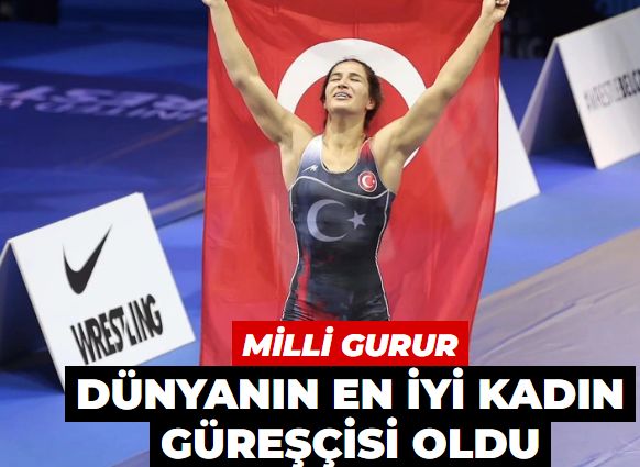 Büyük gurur: Dünyanın en iyi kadın güreşçisi Buse Tosun Çavuşoğlu oldu