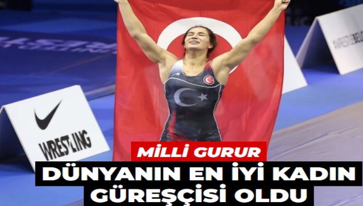 Büyük gurur: Dünyanın en iyi kadın güreşçisi Buse Tosun Çavuşoğlu oldu
