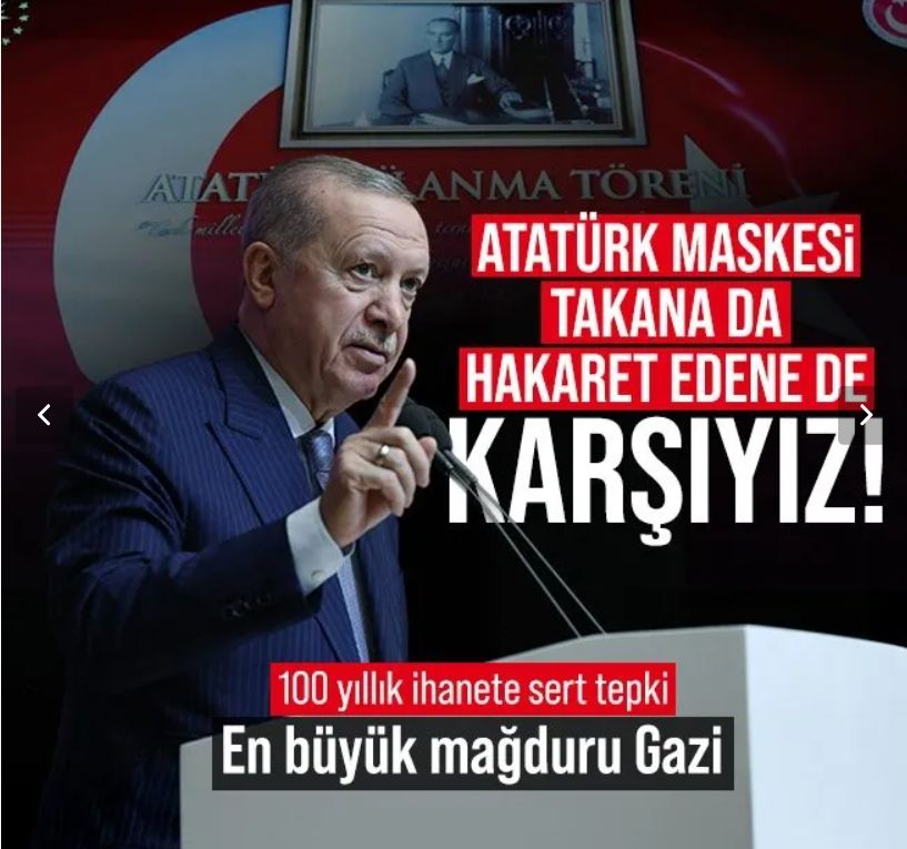 Erdoğan'dan Atatürk'e hakaretlere net yanıt