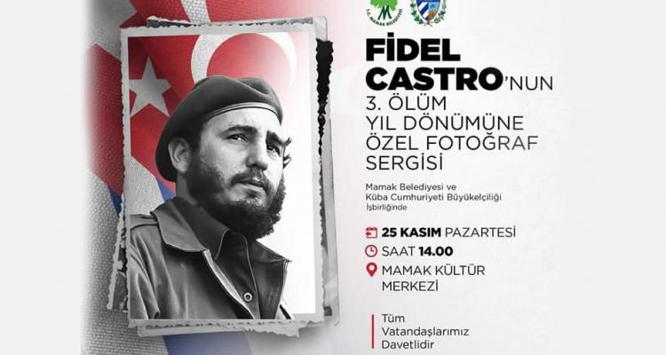 AKP'li belediye tabuları yıktı: Ankara'da Fidel Castro'nun anısına özel fotoğraf sergisi düzenleniyor.