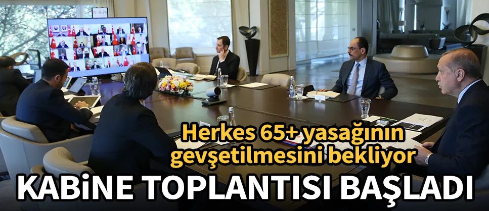 Erdoğan başkanlığındaki kabine toplantısı başladı