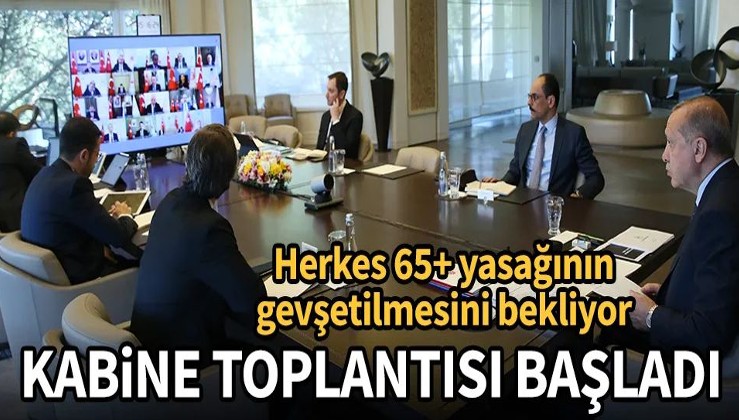 Erdoğan başkanlığındaki kabine toplantısı başladı
