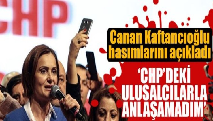 Kaftancıoğlu: CHP'deki ulusalcı yapılarla anlaşamadım