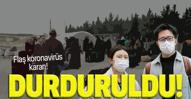 Türkiye'den flaş koronavirüs kararı!.
