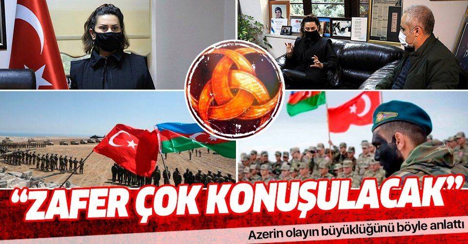 Azerbaycanlı ünlü sanatçı Azerin: Dağlık Karabağ'da elde edilen zafer tarihe altın harflerle yazılacak