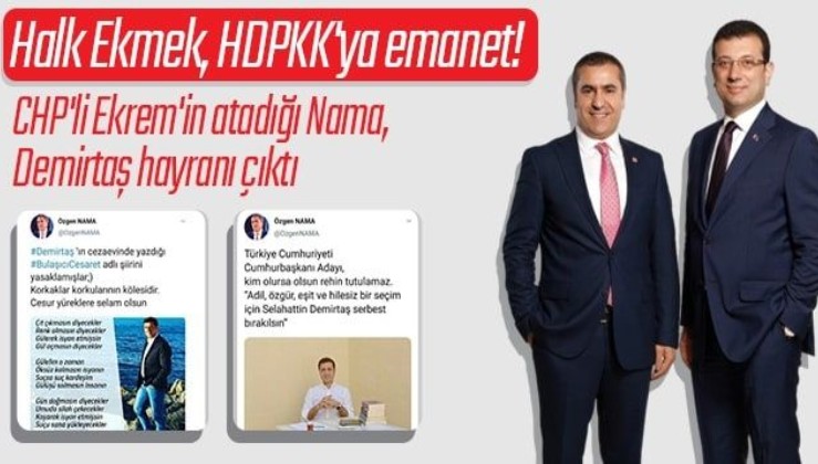 İmamoğlu, HDP sempatizanı Nama'yı Halk Ekmek'in başına atadı