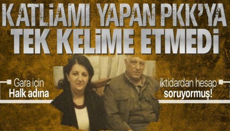 PKK'ya tek kelime edemeyen Pervin Buldan Gara katliamı için utanmadan devleti suçladı