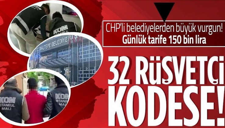 Kadıköy Belediyesine rüşvet soruşturması: 32 kişi tutuklandı