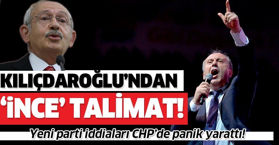Muharrem İnce'nin yeni parti çalışmaları CHP'yi işgal edenlerde panik yarattı!