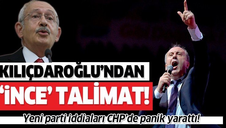 Muharrem İnce'nin yeni parti çalışmaları CHP'yi işgal edenlerde panik yarattı!