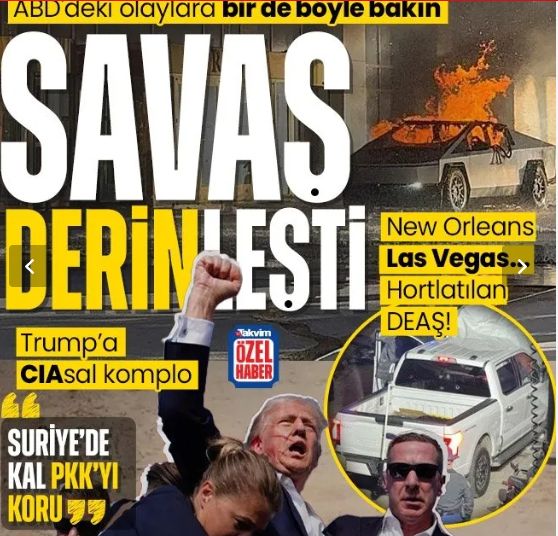 ABD'de 'derin'leşen 'CIA'sal savaş! New Orleans, Las Vegas... Hortlatılan DEAŞ... Trump'a "Suriye'de kal, PKK'yı koru" baskısı