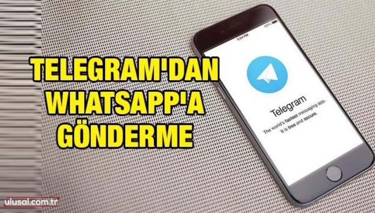 Telegram'dan WhatsApp'a gönderme