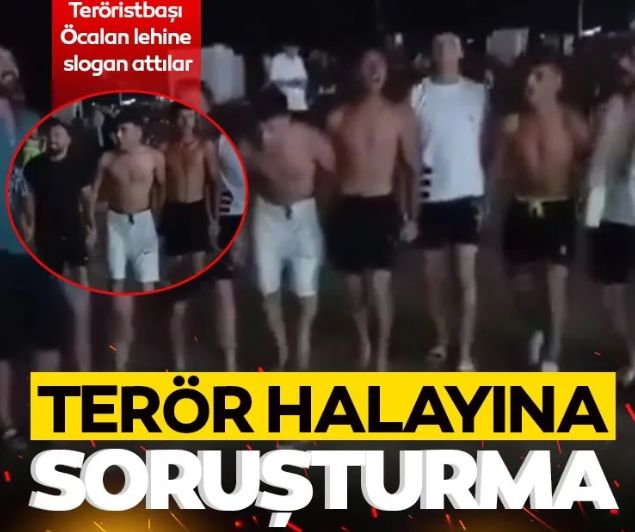 Terörist başı Öcalan’ı övücü sloganlar eşliğinde halay çektiler! Soruşturma başlatıldı