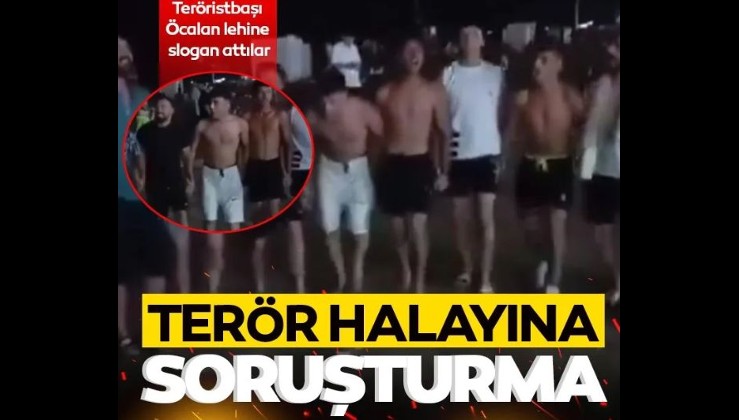 Terörist başı Öcalan’ı övücü sloganlar eşliğinde halay çektiler! Soruşturma başlatıldı