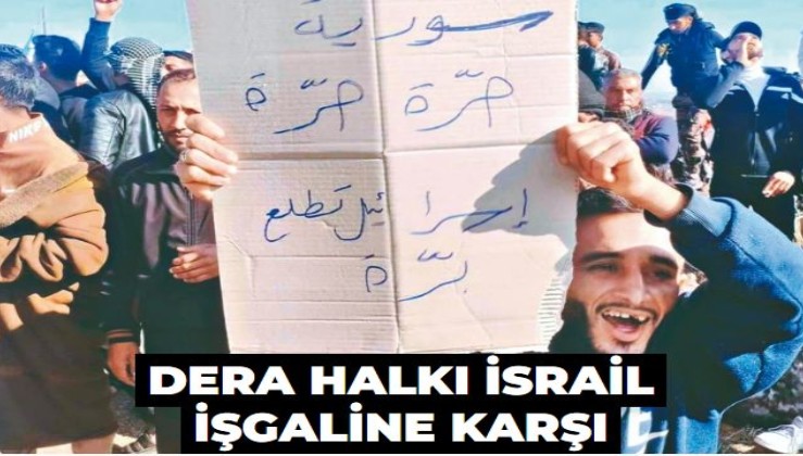 Dera halkı İsrail işgaline karşı